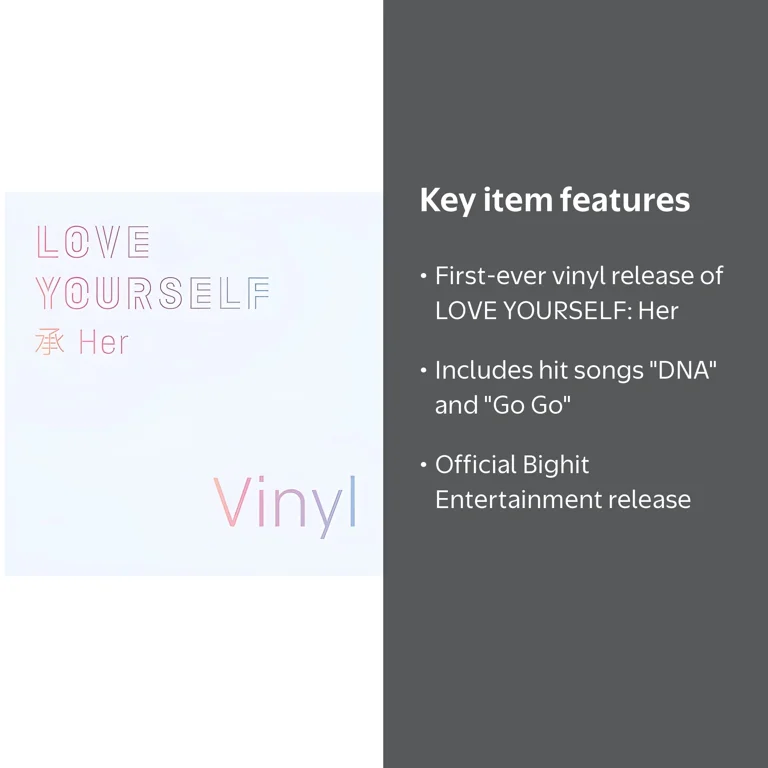 Bighit Entertainment, Vinyl, LOVE YOURSELF: HER, Music