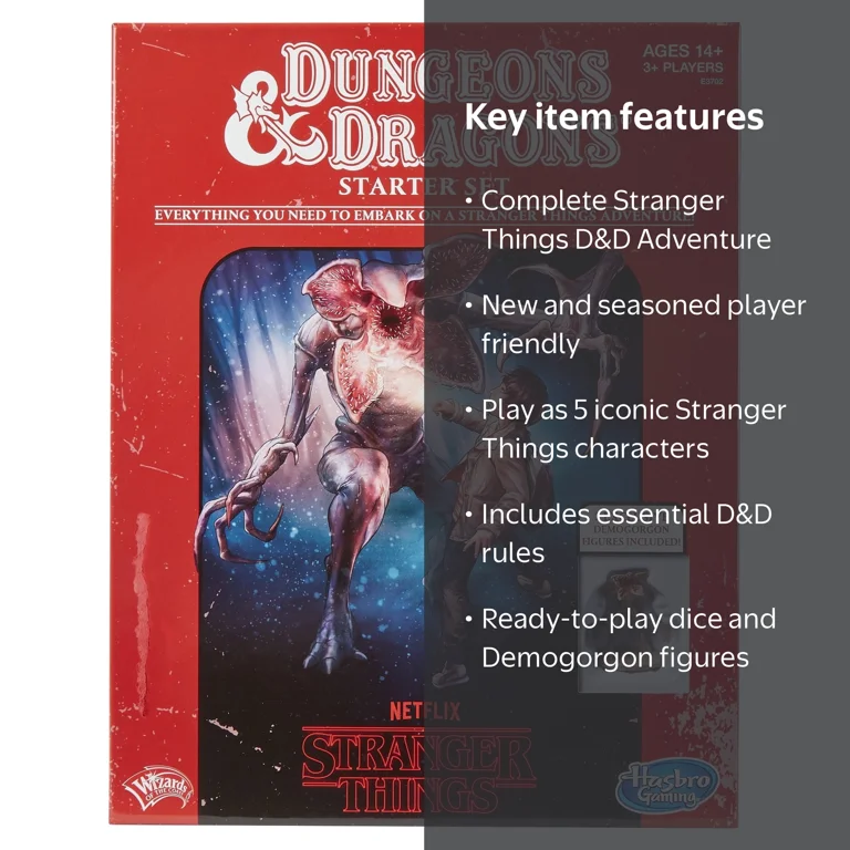 Hasbro Stranger Things D&D Roleplaying Game Starter Set: Original