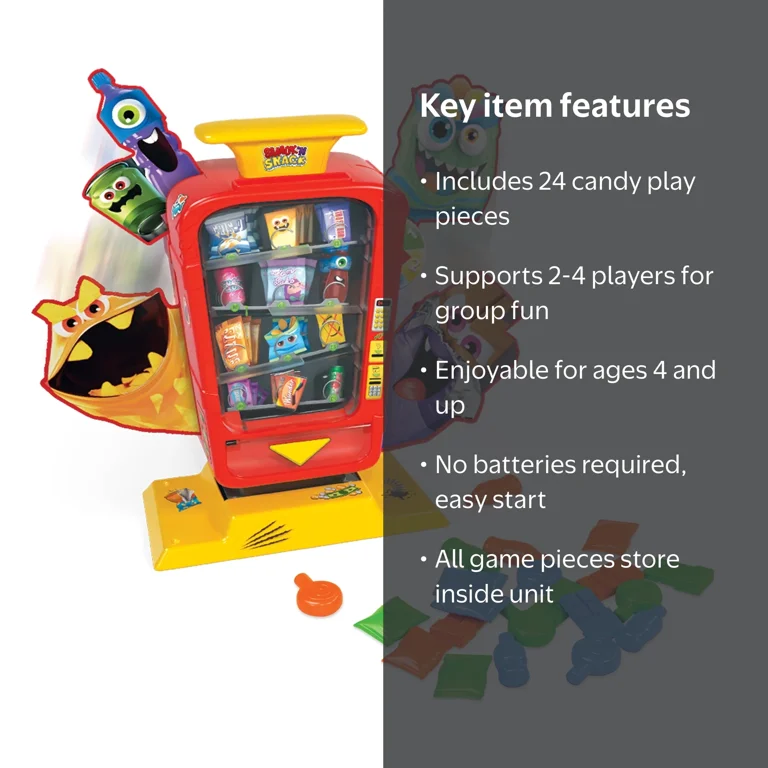 Goliath, Smack 'N Snack, 24 Candy Pieces, Vending Machine Game