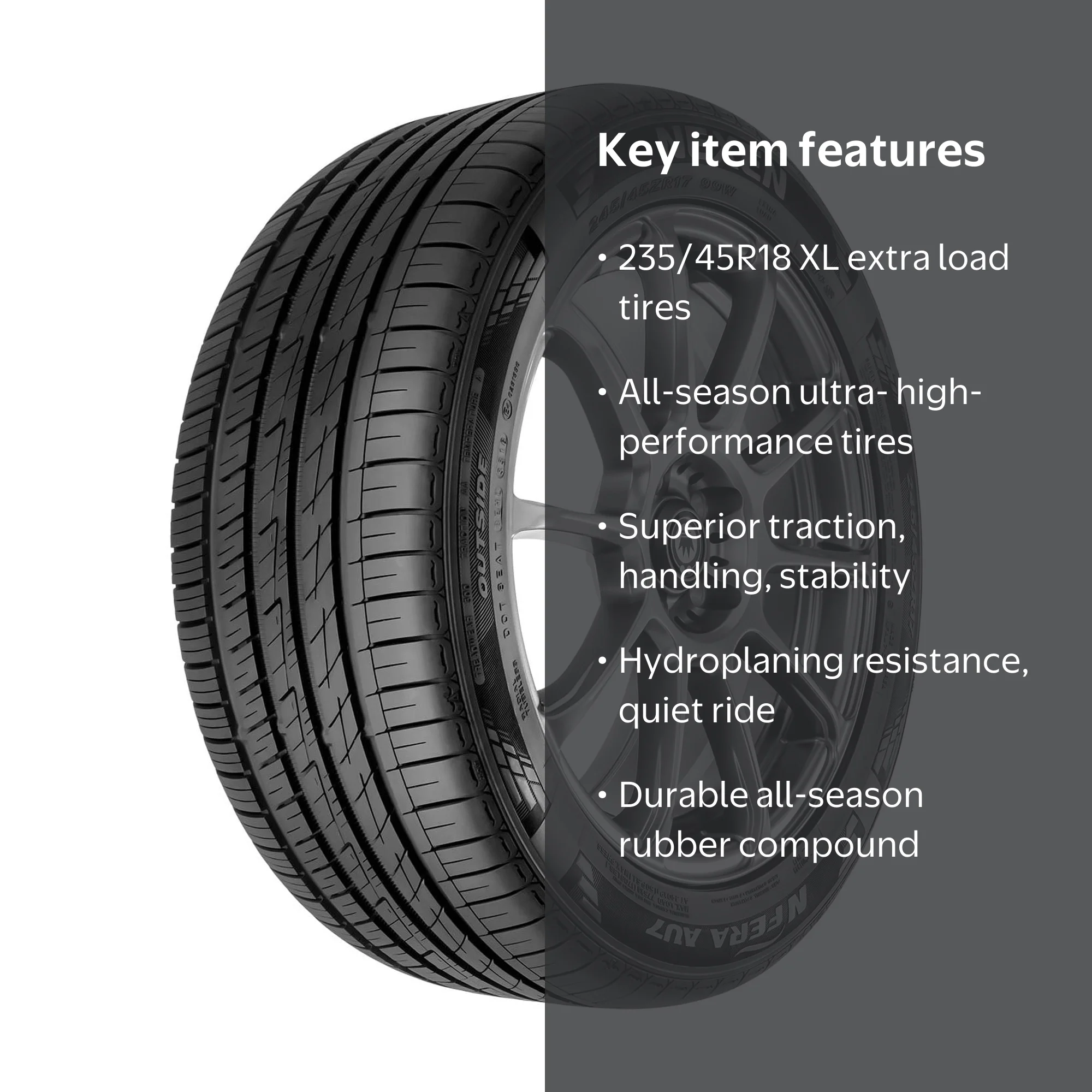 Nexen N'Fera AU7 UHP All-Season 235/45R18 98W XL Passenger Tire