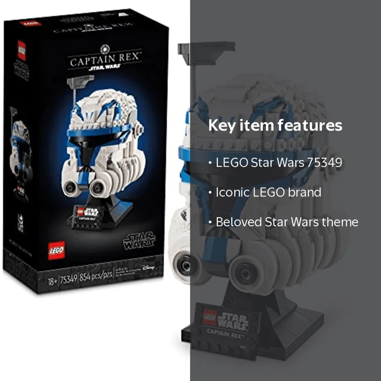 Free Shipping! LEGO Star Wars Captain Rex Helmet Building Set, 854