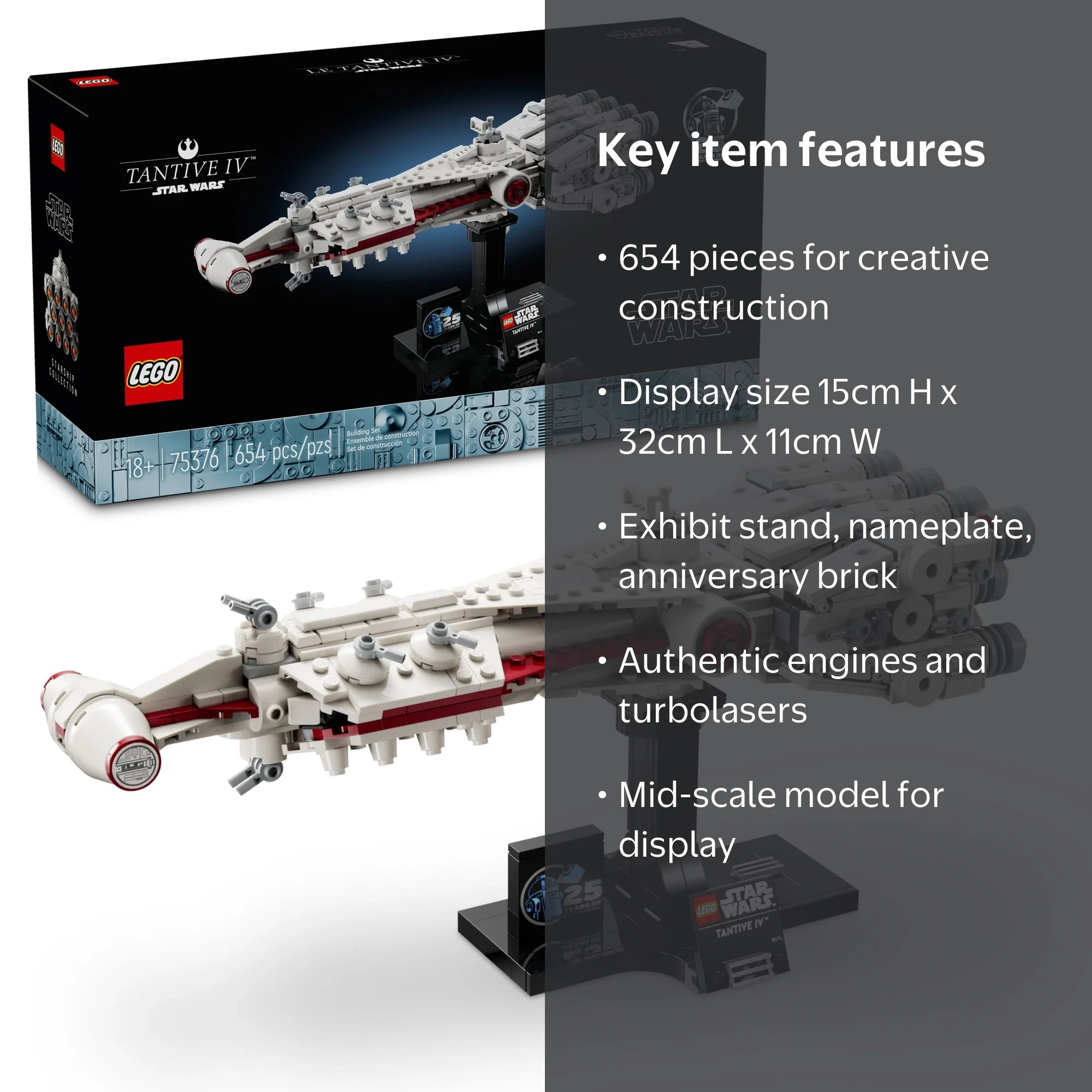 LEGO Star Wars: A New Hope Tantive IV Building Set for Adults