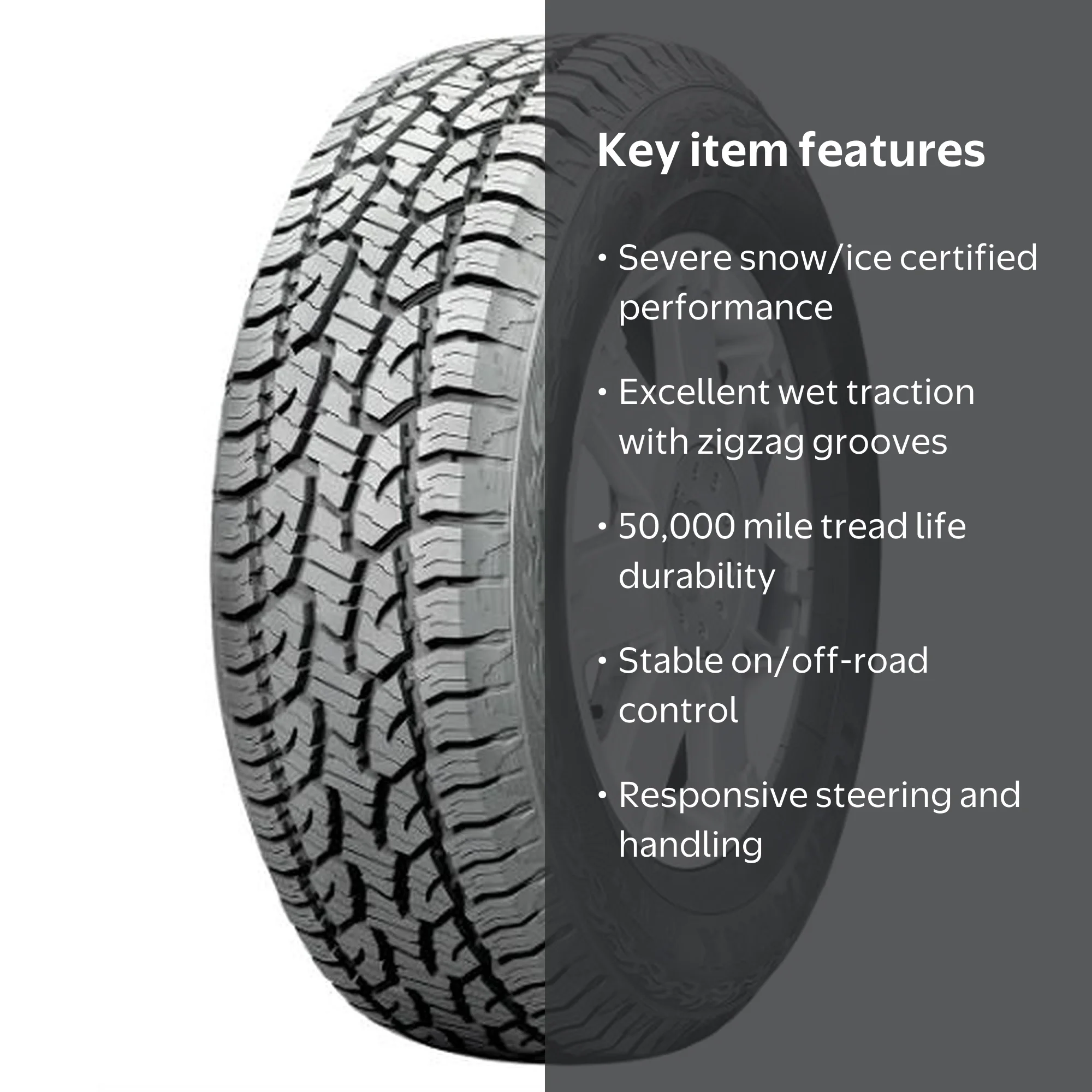 Sailun Terramax A/T 4S LT 31X10.50R15 Load C 6 Ply AT All Terrain