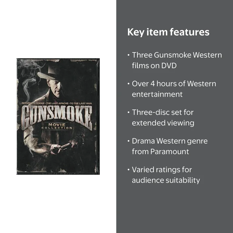 その他 Gunsmoke: Directors Collection/ [DVD] [Import] The Gunsmoke Movie Collection (DVD) - Walmart.com