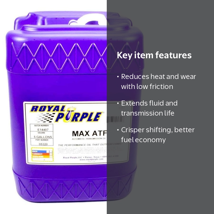 Royal Purple, Max ATF, 5 gal, Synthetic Automatic Transmission