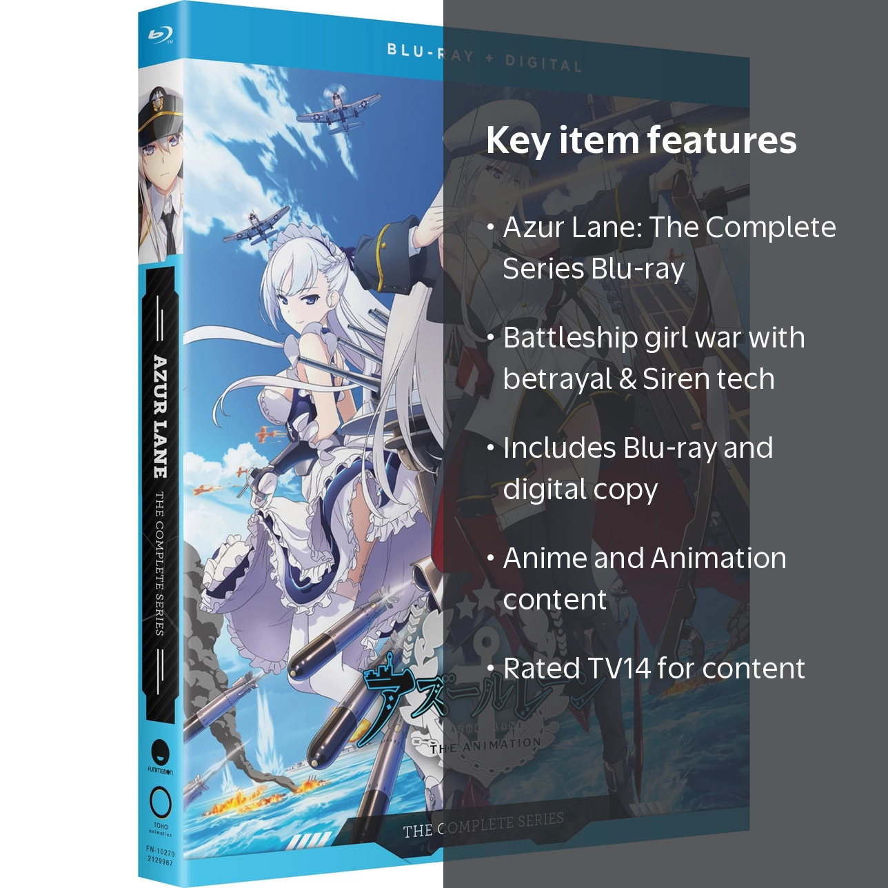 Funimation Prod Azur Lane: Complete Series - Anime, Blu-ray +