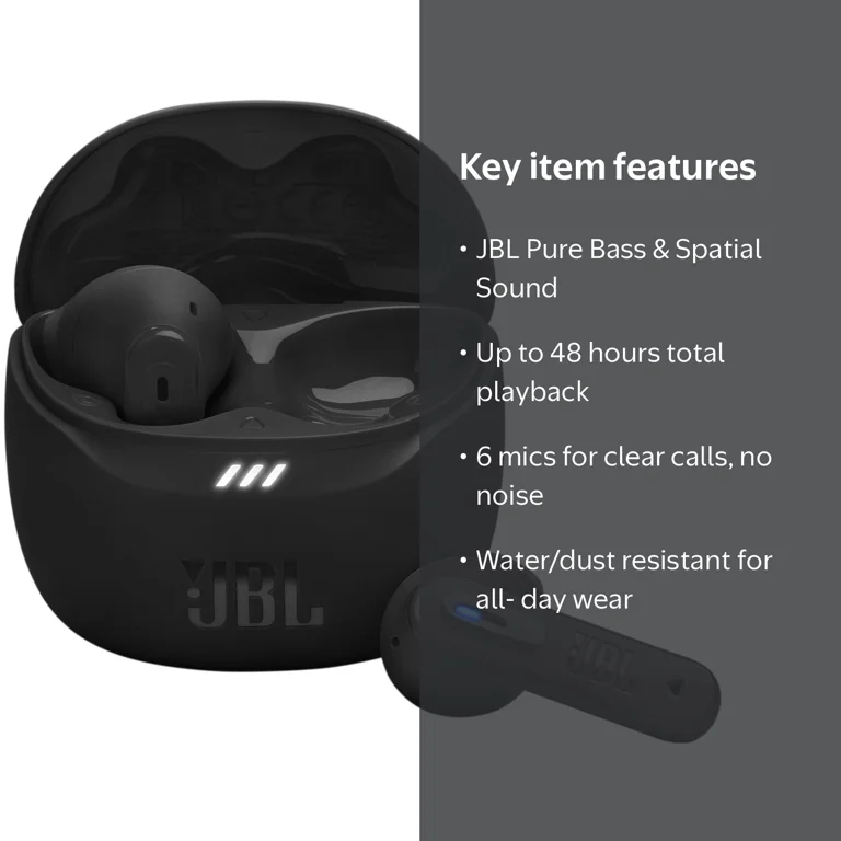 JBL Tune Flex 2 True Wireless Earbuds, Adaptive Noise Cancelling