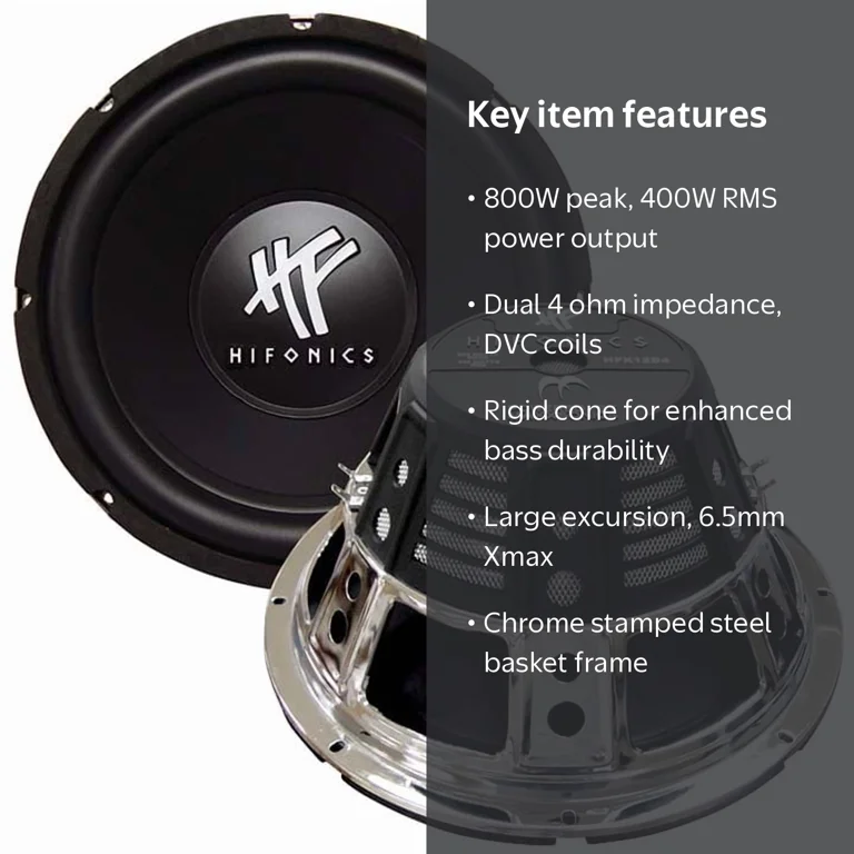 Hifonics, Subwoofer, 12