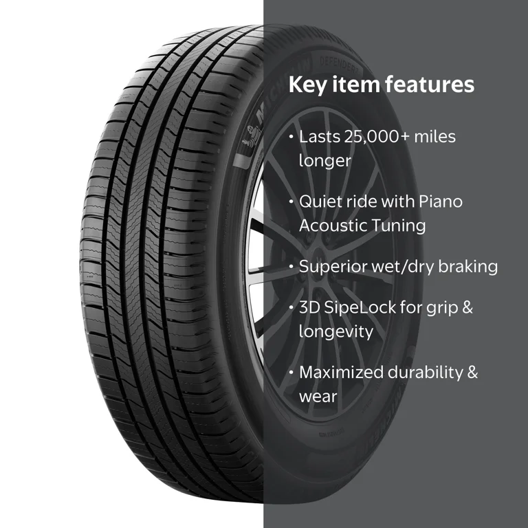 Michelin Defender 2 All-Season 205/50R17/XL 93H Tire - Walmart.com