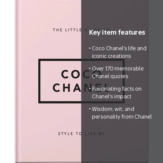 Little Books of Fashion : The Little Guide to Coco Chanel