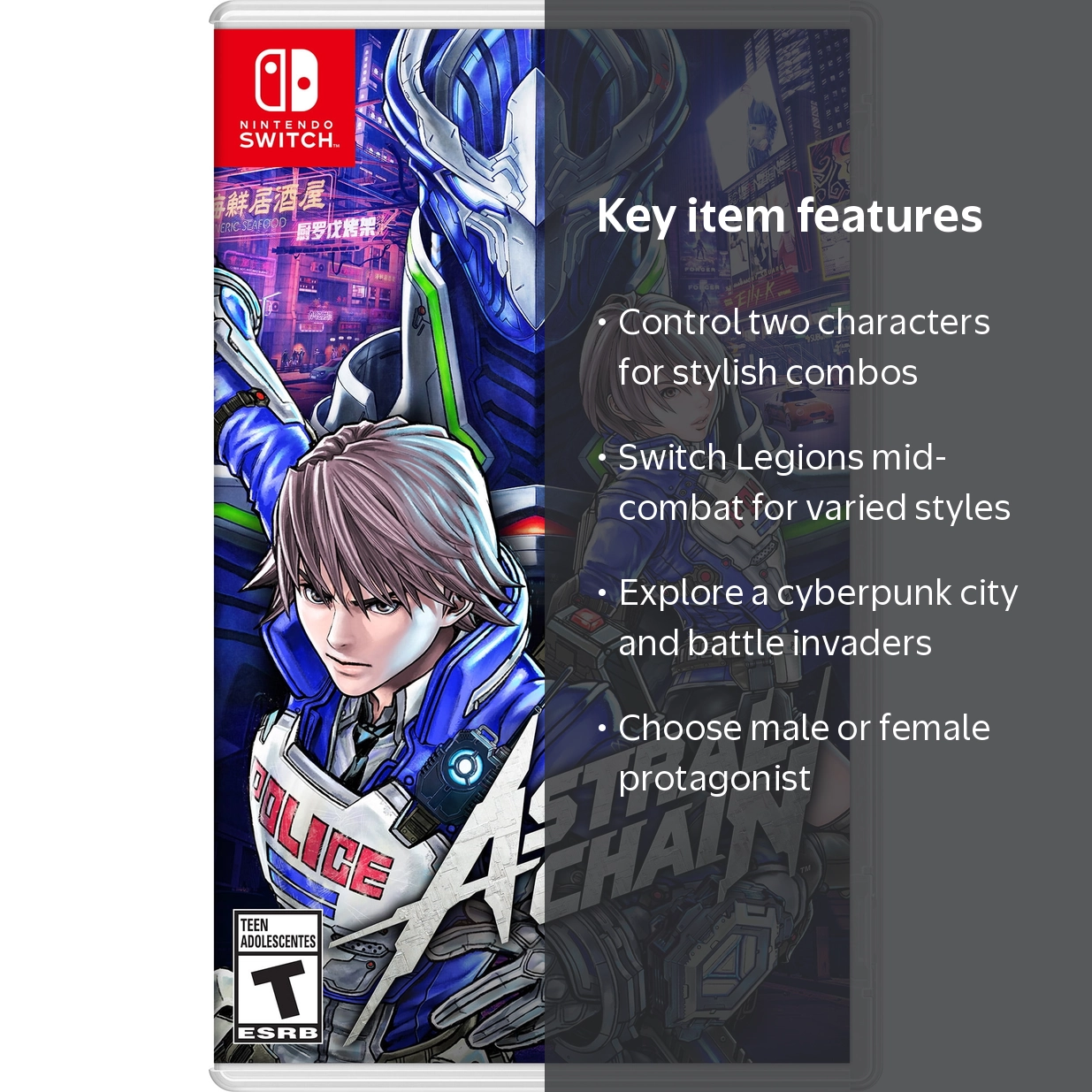 Nintendo, Astral Chain Nintendo Switch, Cyberpunk Action Adventure