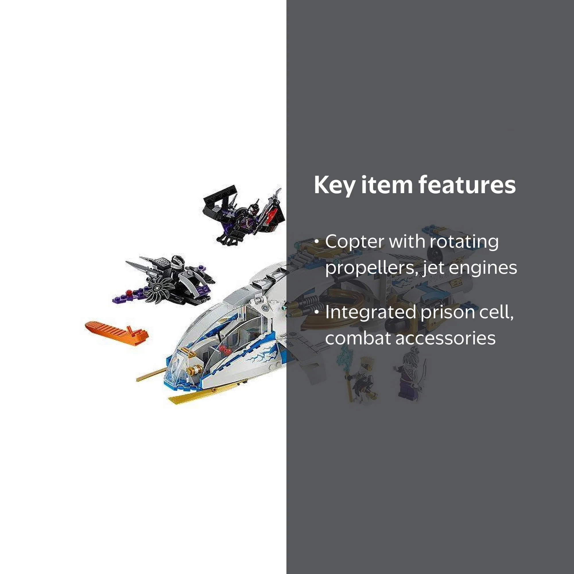 LEGO Ninjago 70724 NinjaCopter Toy - Walmart.com