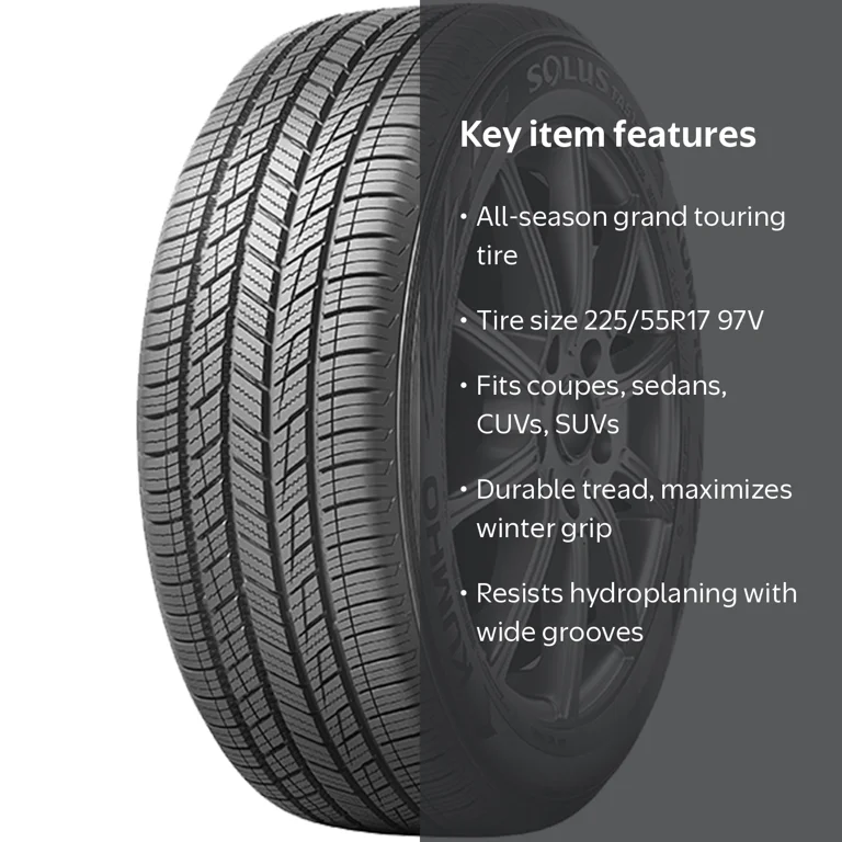 Kumho Solus TA51a All Season 225/55R17 97V Passenger Tire