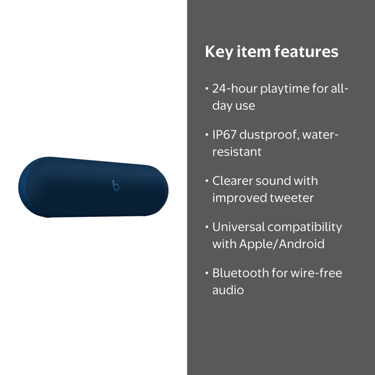 Beats Pill Waterproof Built-in Microphone Wireless Bluetooth