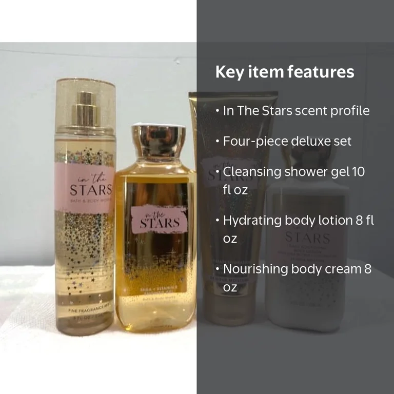 Bath & Body Works In The Stars Deluxe Set, Body Lotion, Fragrance