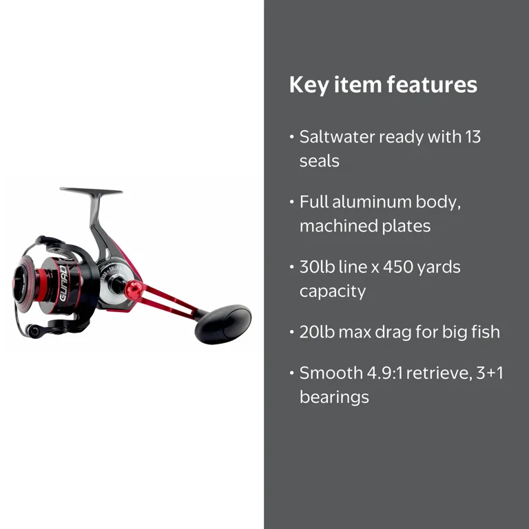 tsunami guard spinning reel TSSHDII8000 Shield II 3 +1 stainless New Tsunami Guard TSGAR4000 Spinning