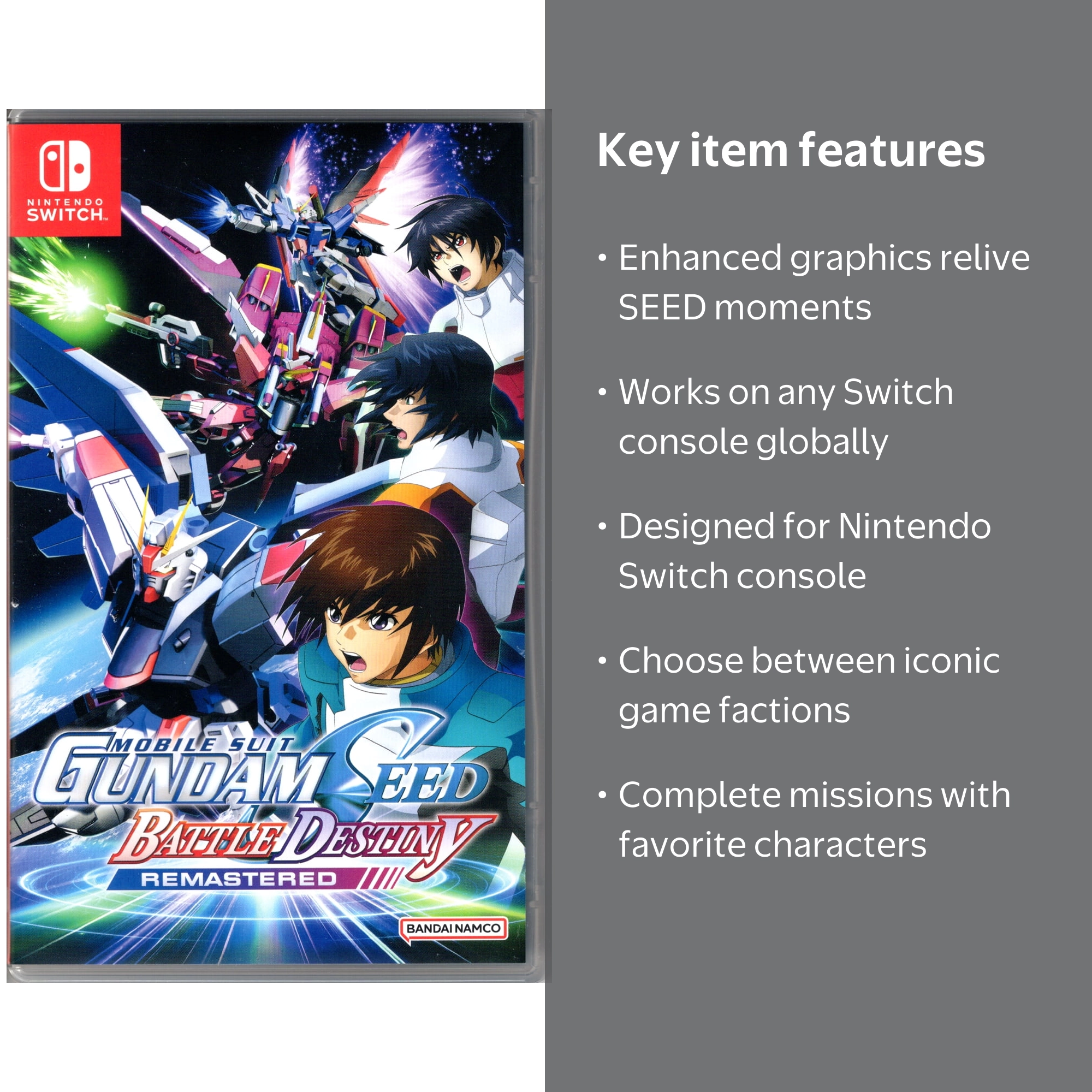 Mobile Suit Gundam Seed Battle Destiny Remastered for Nintendo