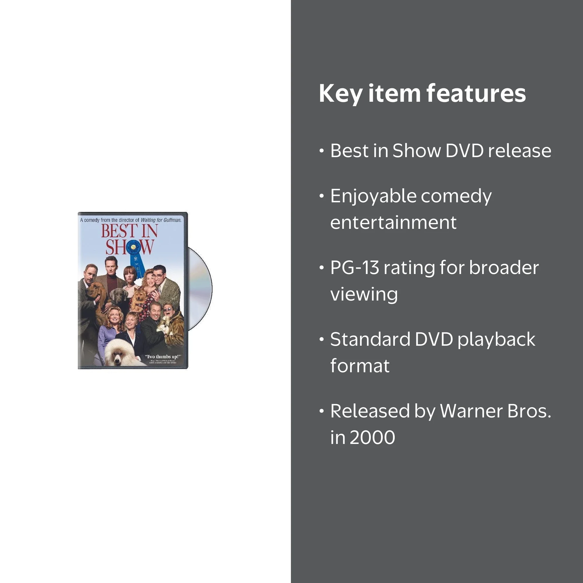 Warner Home Video - Best in Show Comedy DVD, Starring Catherine O