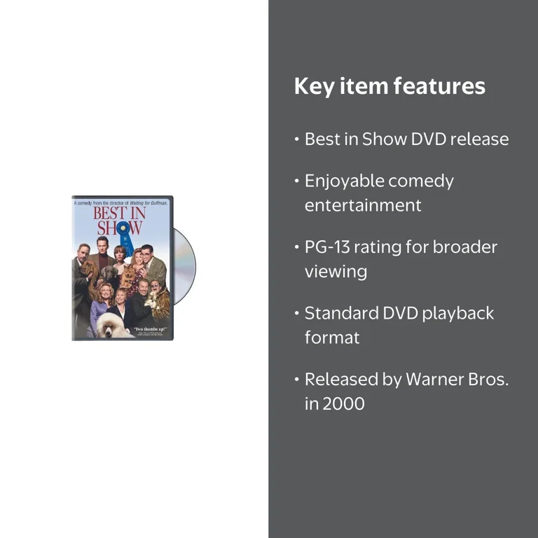 Warner Home Video - Best in Show Comedy DVD, Starring Catherine O