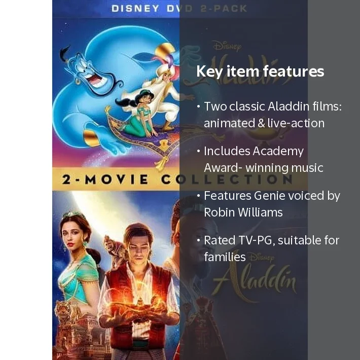 Disney's Aladdin: 2-Movie Collection (Animated & Live-Action, 1992