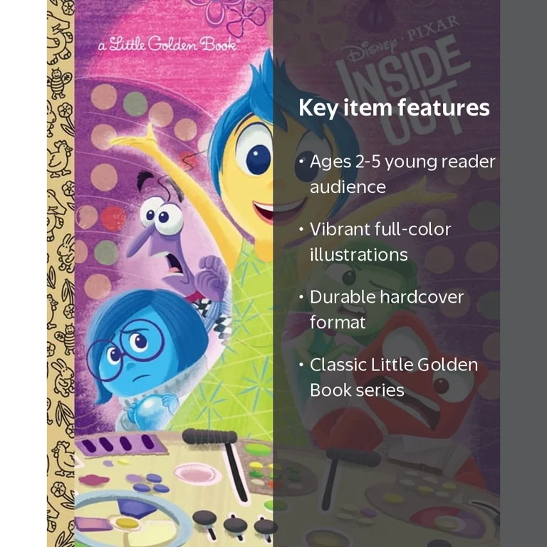 Little Golden Book Inside Out (Disney/Pixar Inside Out