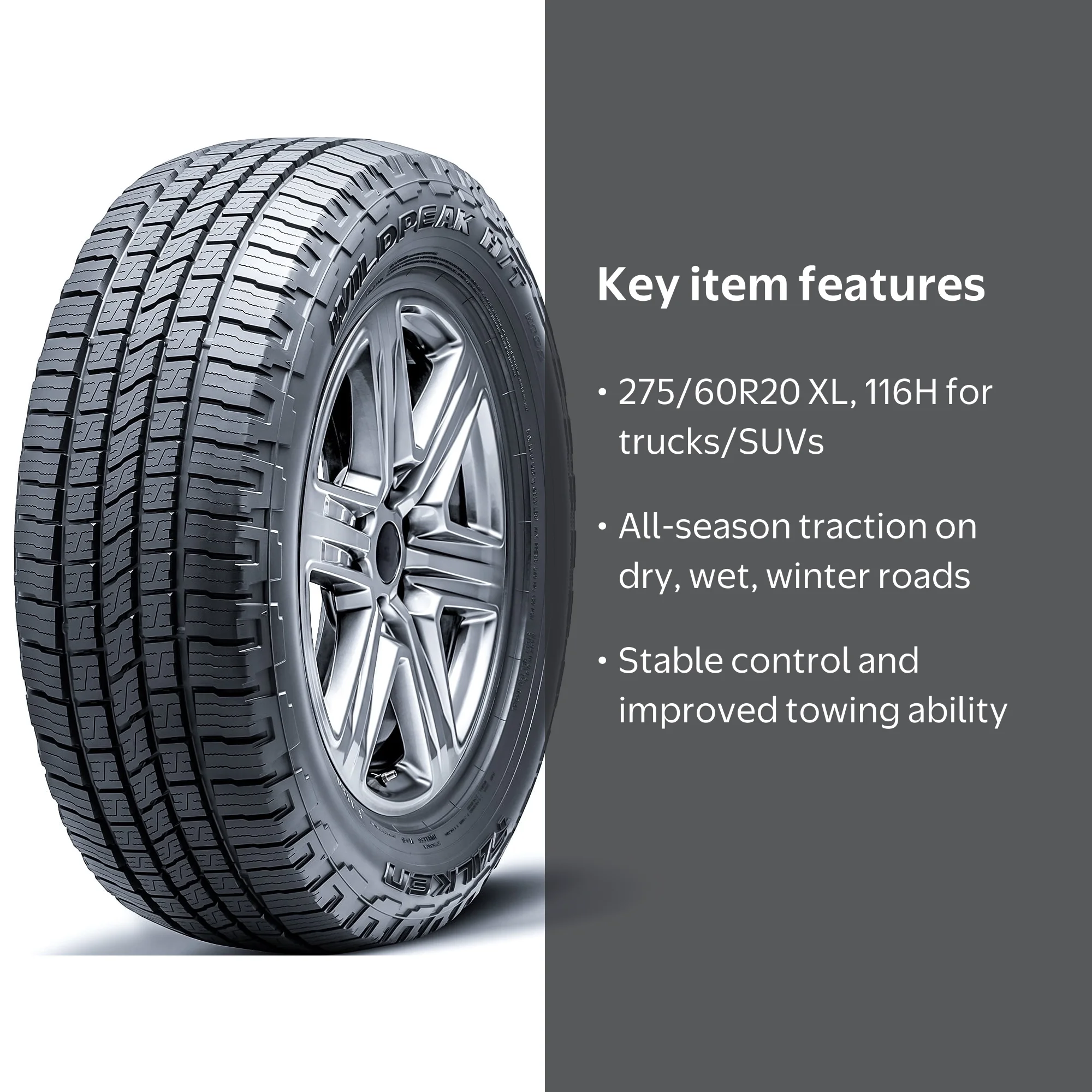 Falken Wildpeak H/T 02 275/60R20 116H XL a/s All Season Tire
