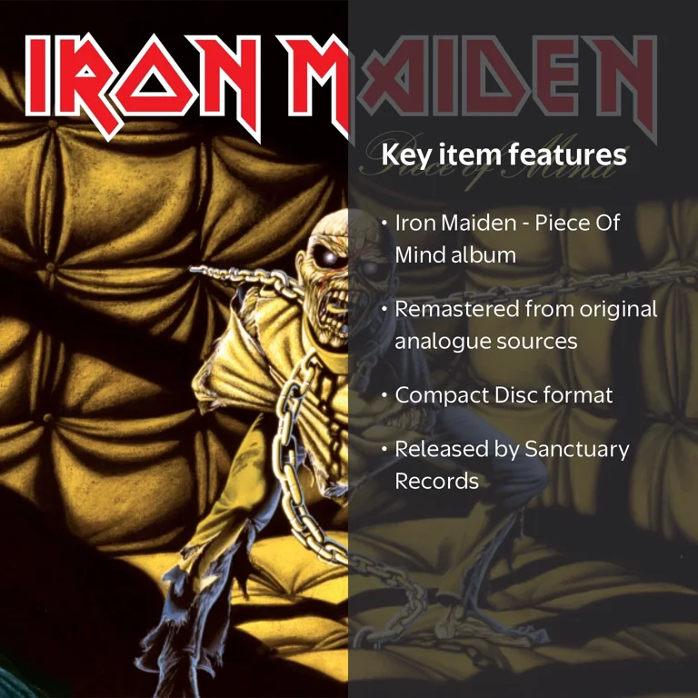Iron Maiden - Piece Of Mind [COMPACT DISCS] Sanctuary Records