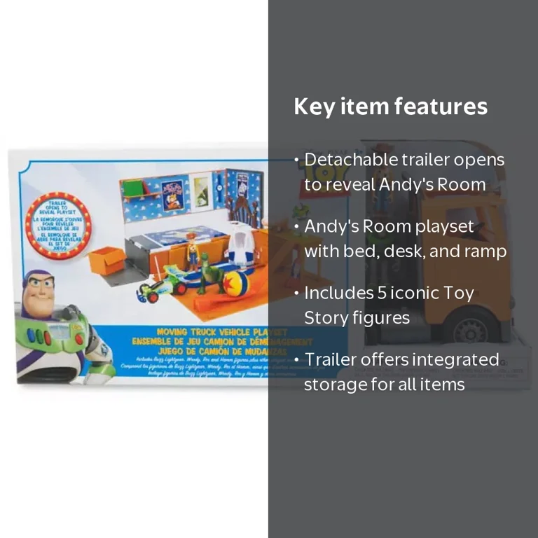 Disney Parks Pixar Toy Story Moving Truck Vehicle Play Set New