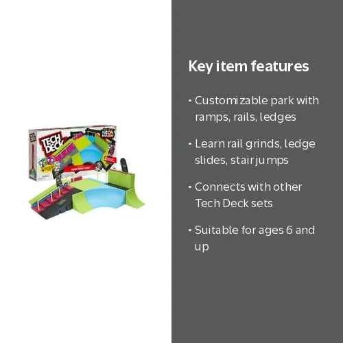 Spin Master Games, TECH DECK, Neon Mega Park X-Connect Creator