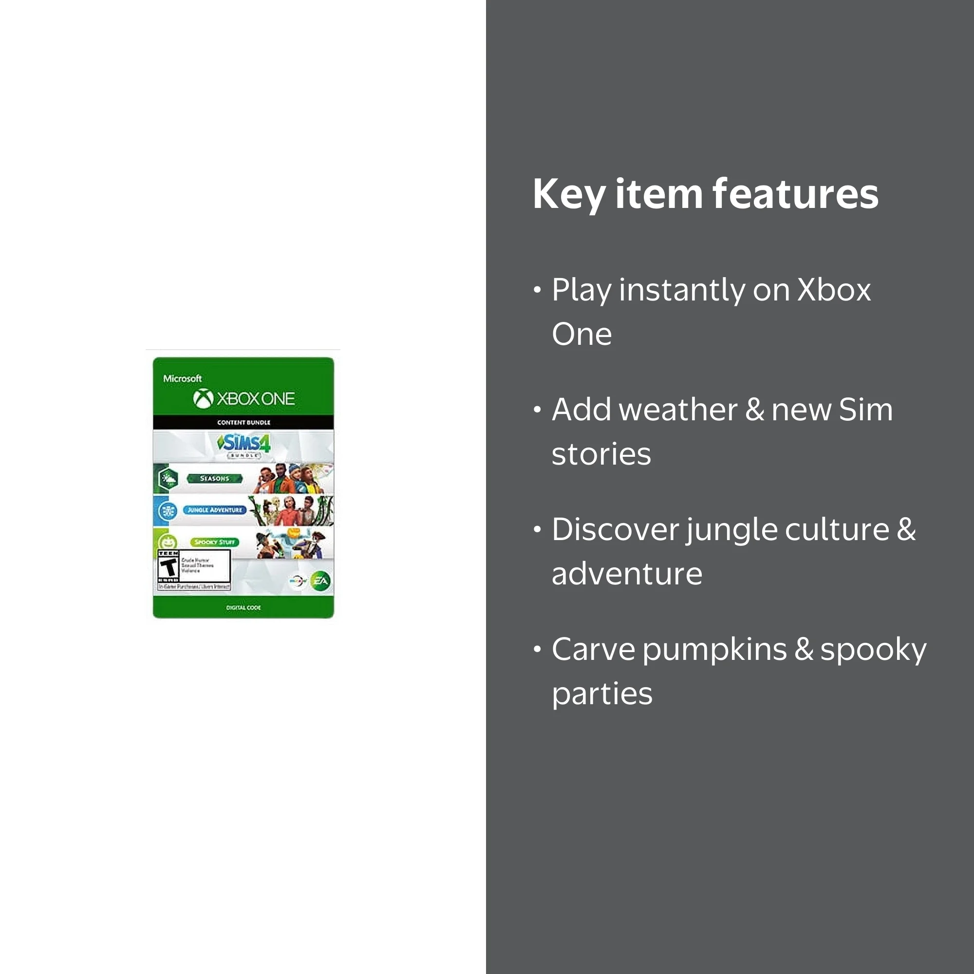 The Sims 4, Electronic Arts, Xbox One, [Digital Download], 57092