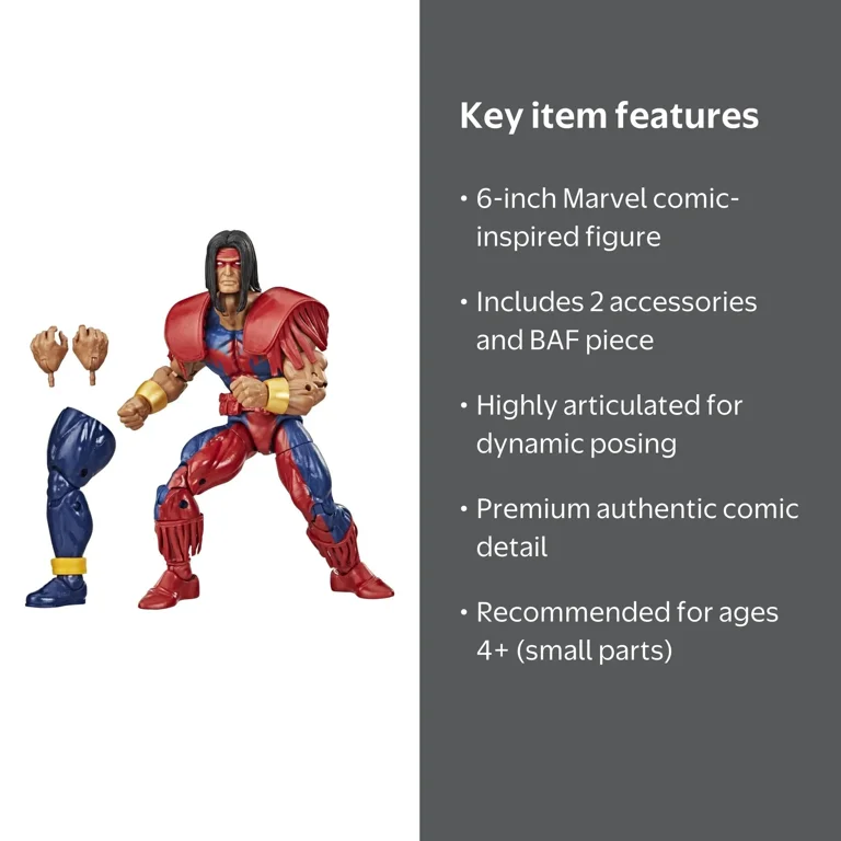 Hasbro Marvel Legends Series Marvelâs Warpath, Includes