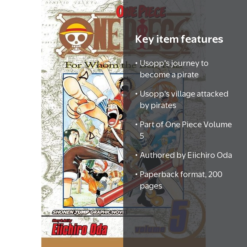Eiichiro Oda, One Piece, Vol. 5, For Whom the Bell Tolls