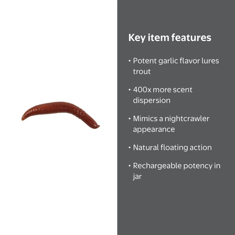 Berkley Gulp! Alive!® Floating Pinched Crawler Fishing Soft Bait