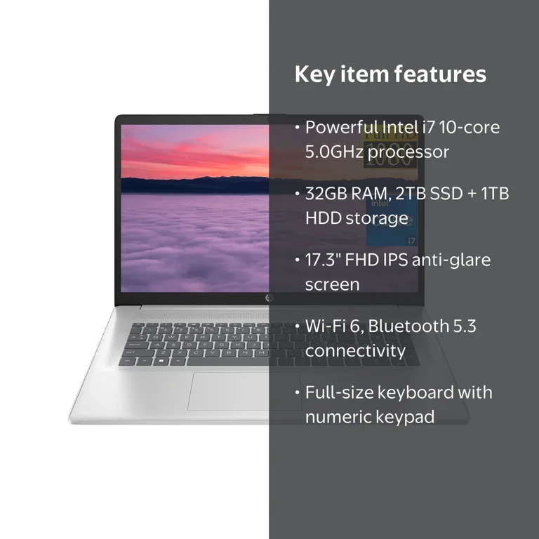 Core i7✨SSD2TB✨32GB✨オフィス✨Windows✨ノートパソコン HP 17.3