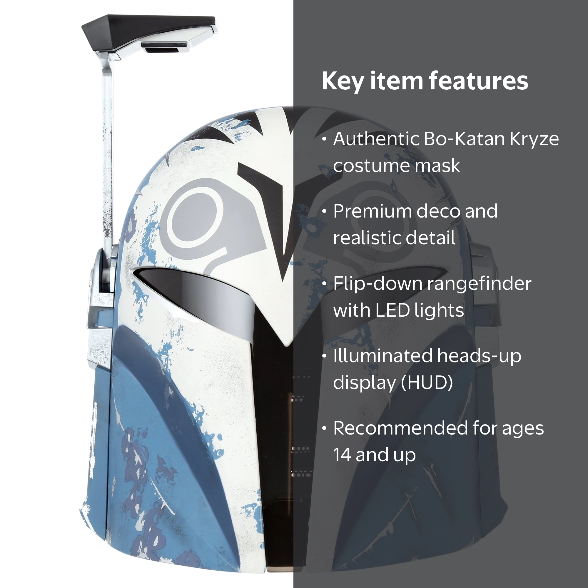 Star Wars Black Series Bo-Katan Kryze Electronic Mask with LED