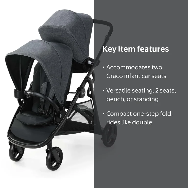 Free Shipping! Graco Ready2Grow 2.0 Double Infant Stroller, Unisex