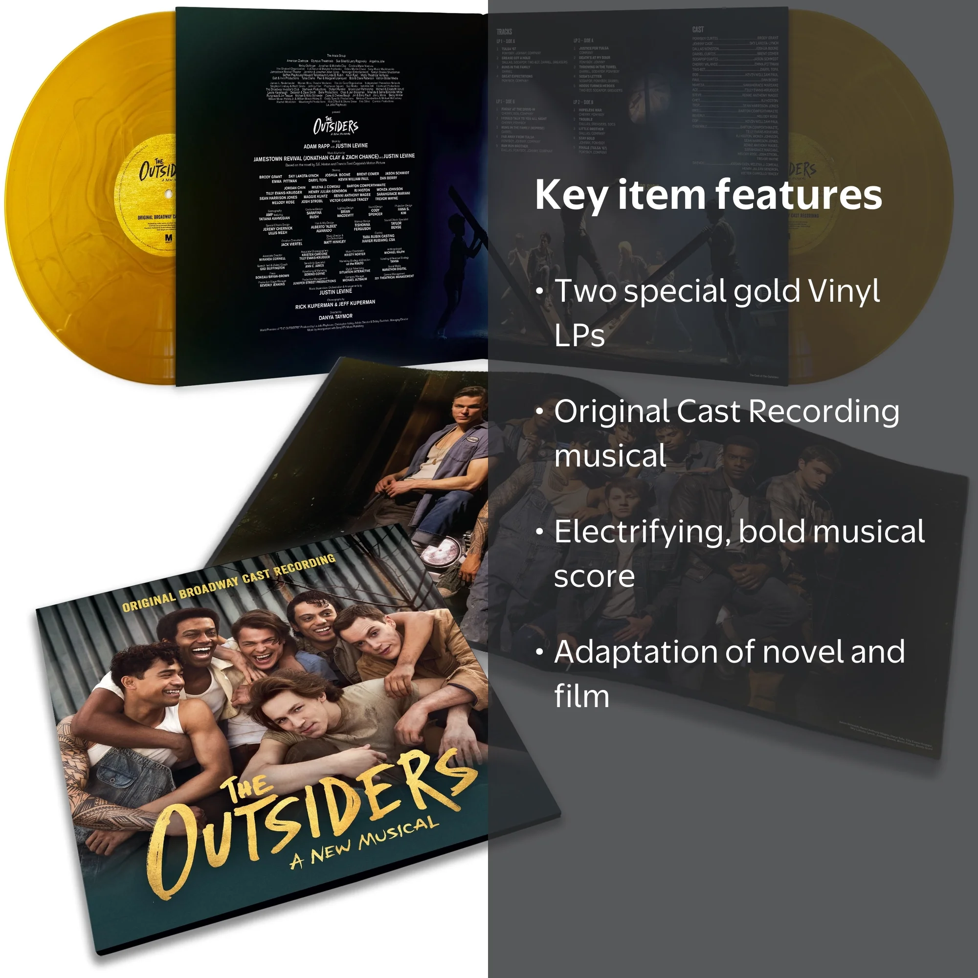 Various - The Outsiders - A New Musical (Orignal Broadway Cast