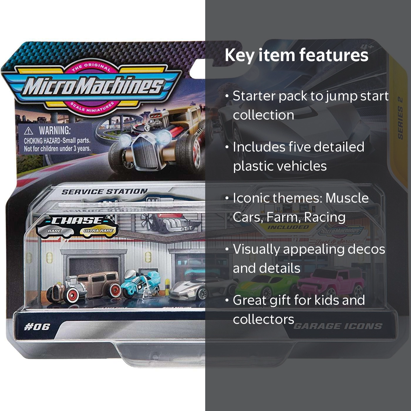 Wicked Cool Toys Micro Machines Car and Truck Play Vehicles