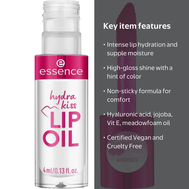 essence Hydra Kiss Lip Oil, 06 Cranberry Is Back - Walmart.com