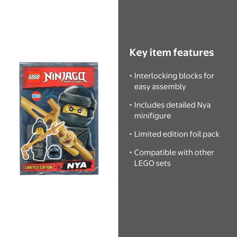 ningning　ブロックシリコ500g3個 LEGO Ninjago Sons of Garmadon NYA Interlocking Block Building Set