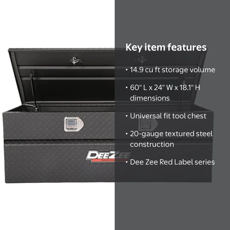 Dee Zee, Chest Tool Boxes, DZ 8546TB, Red Label, Universal Fit