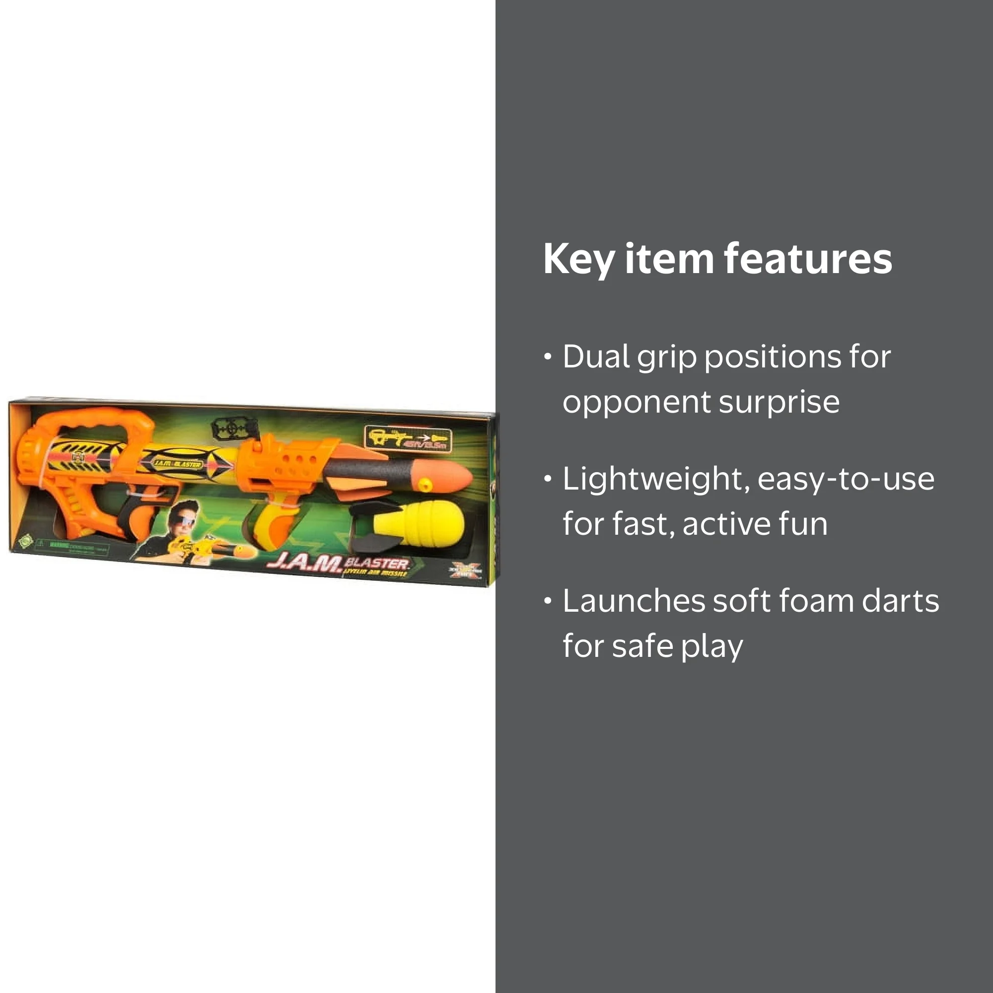 Total Air X-Stream Jam Blaster - Foam Dart Launcher - Range