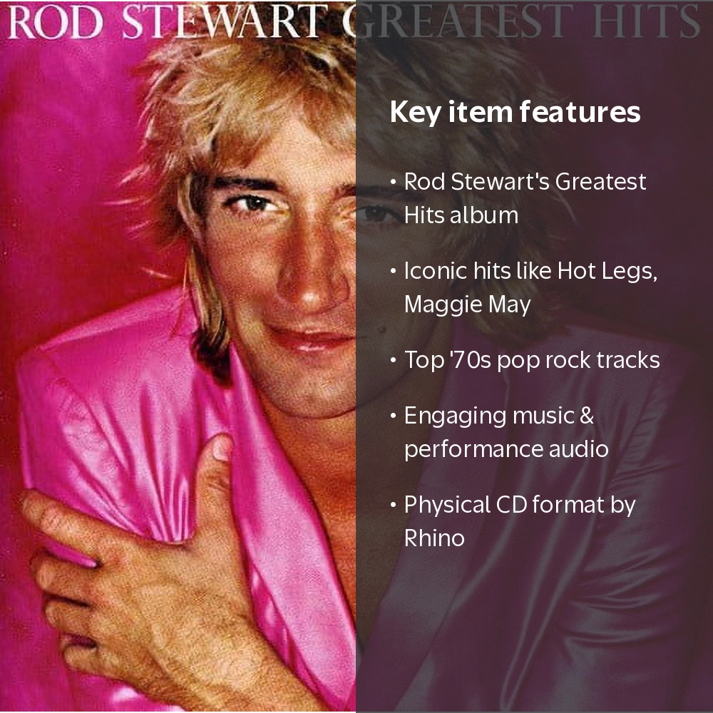 Rod Stewart Greatest Hits CD, Music & Performance, Pop Rock