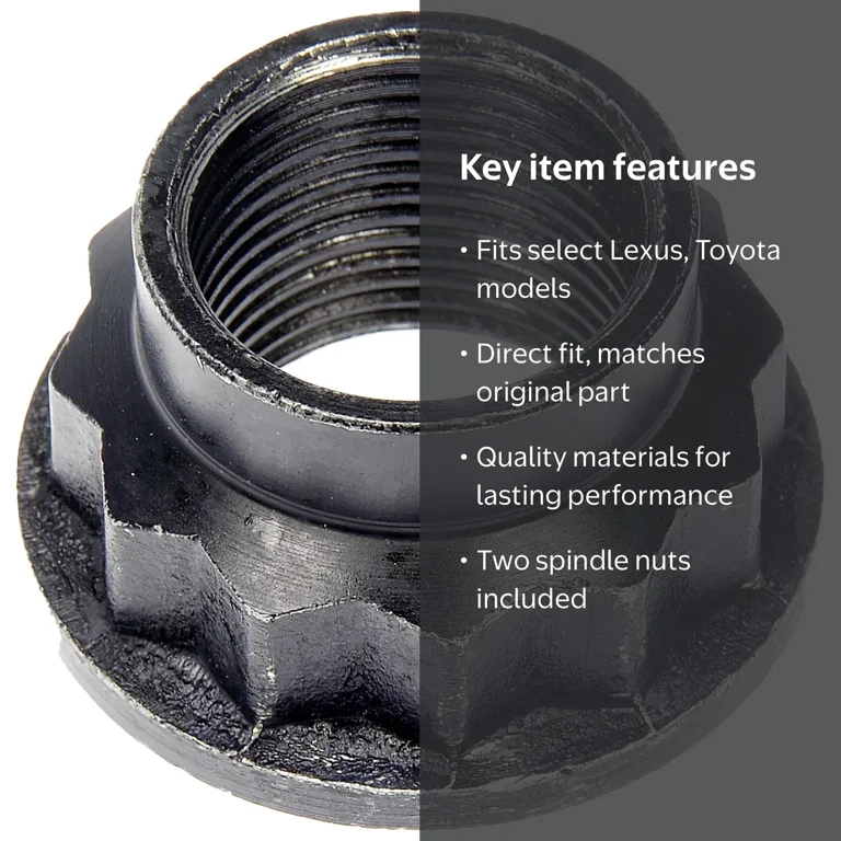 Dorman 615-224 Spindle Nut for Specific Lexus / Scion / Toyota