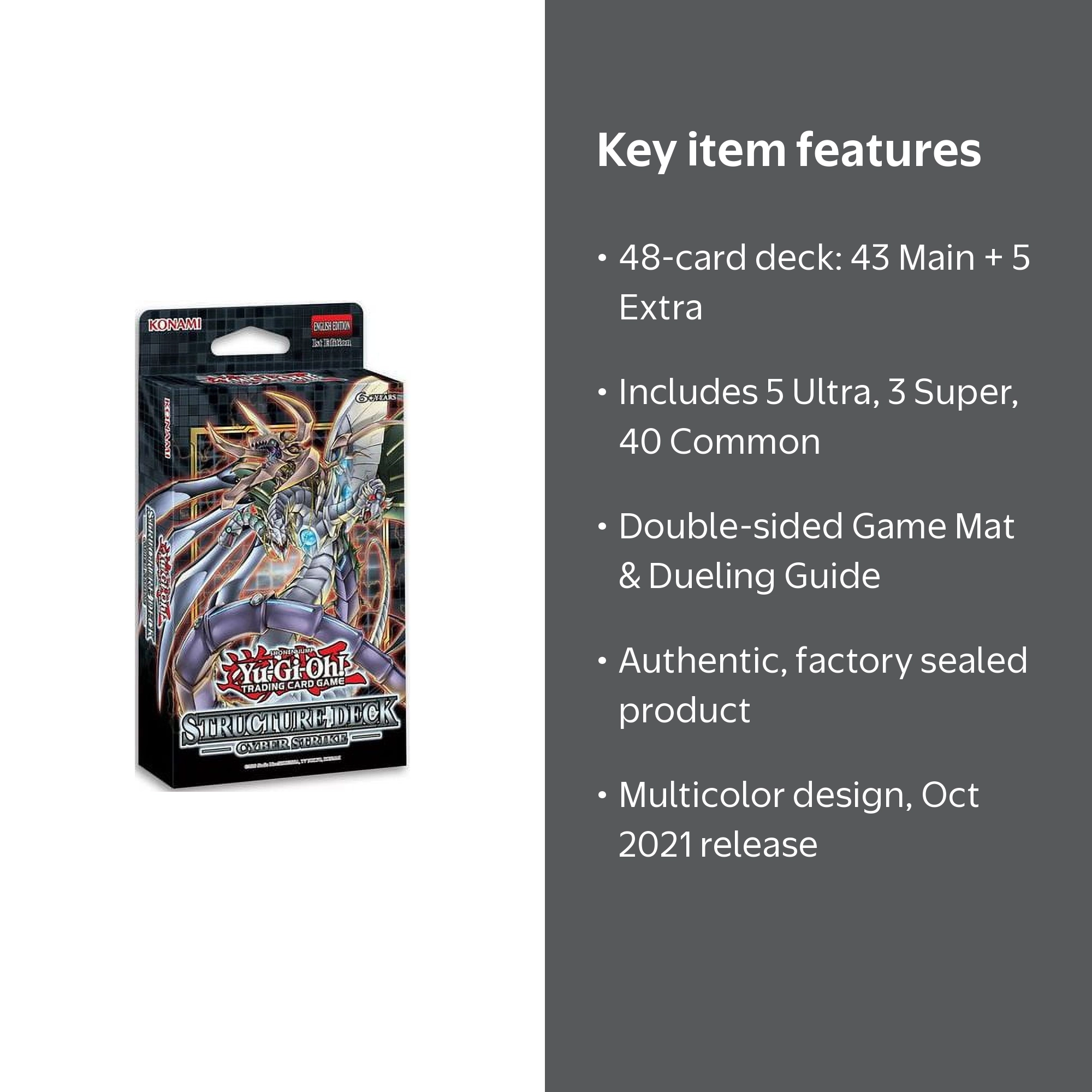 cyber strike structure deck yugioh Yu-Gi-Oh!, Trading Cards Cyber Strike Structure Deck, Multicolor