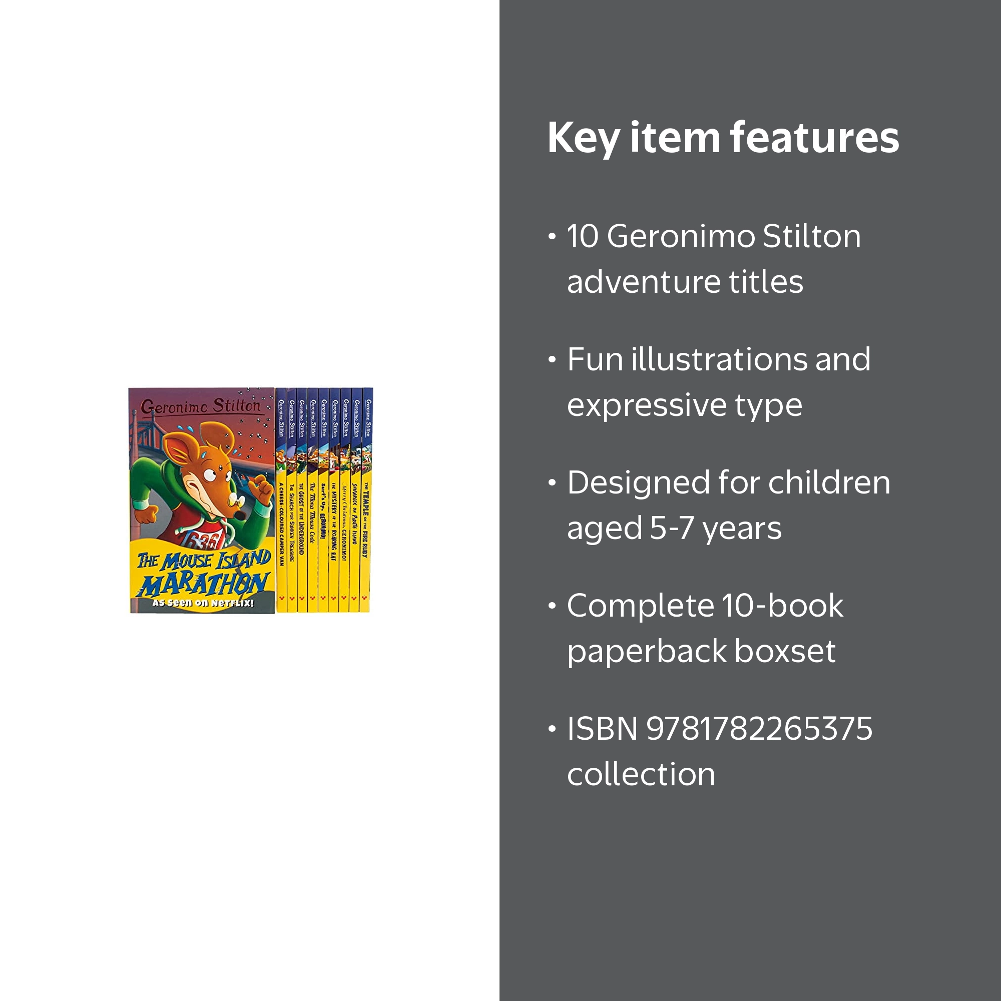 Geronimo Stilton 10 Books Collection (Series 3) - Ages 5-7