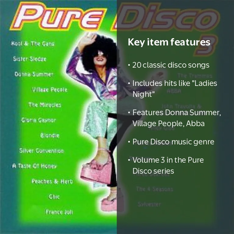 Various Artists - Pure Disco 3 / Various - Music & Performance
