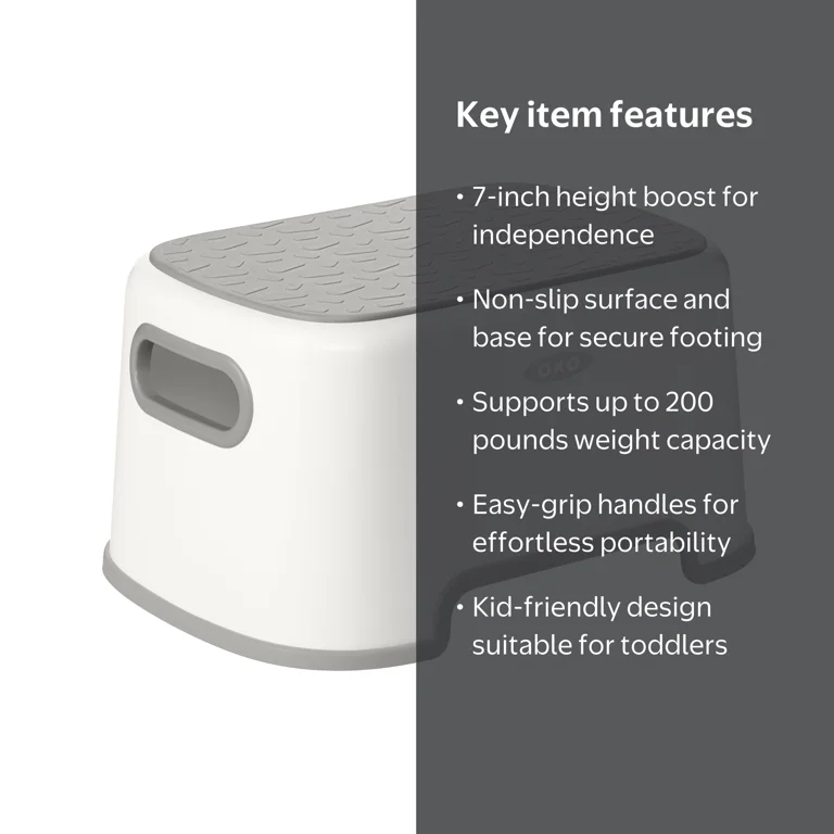 Free Shipping! OXO Step Stool Cloud Supports Up to 200 lbs Reach