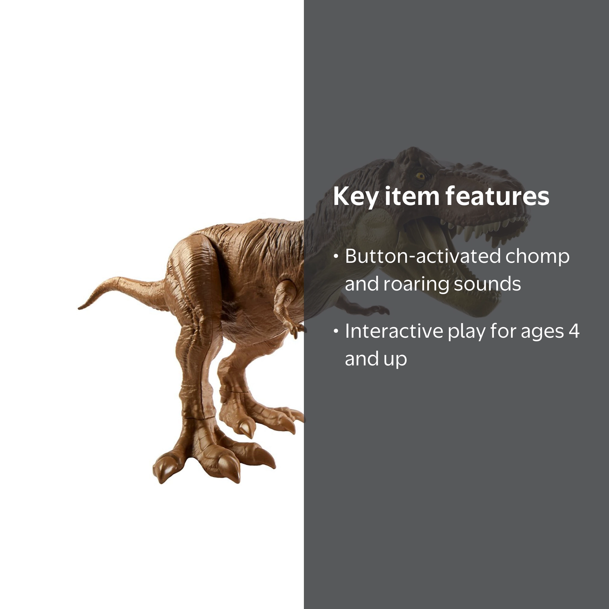 Mattel Jurassic World Tyrannosaurus Rex Action Figure, 12-Inch