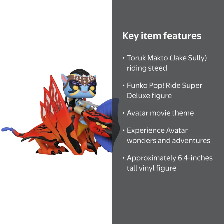 Funko Pop! Ride Super Deluxe: Avatar - Toruk Makto with Jake Vinyl